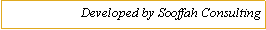 Text Box: Developed by Sooffah Consulting