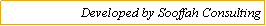 Text Box:           Developed by Sooffah Consulting